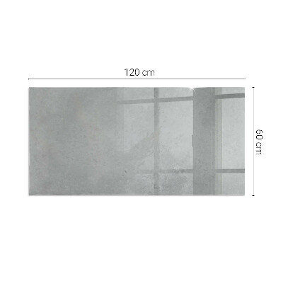 Szyba pod kominek prostokątna Tekstura betonowa z efektem
