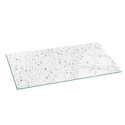 Szyba pod kominek prostokątna Wzór z drobnymi kształtami