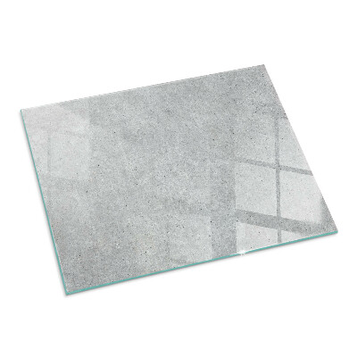 Szyba pod kominek prostokątna Tekstura surowego betonu
