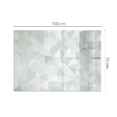 Szkło pod kominek prostokątne Abstrakcyjny wzór geometryczny