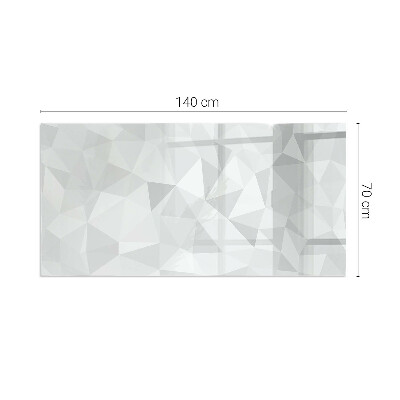 Szkło pod kominek prostokątne Abstrakcyjny wzór geometryczny