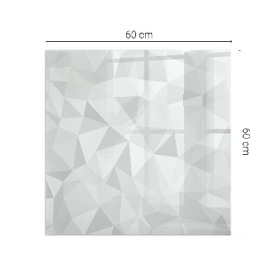 Szkło pod kominek prostokątne Abstrakcyjny wzór geometryczny