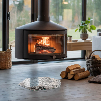 Podstawa kominkowa sześciokątna Kaflowe wzory dekoracyjne