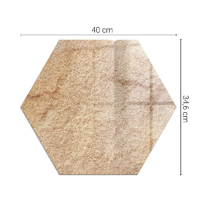 Podstawa kominkowa sześciokątna Natura kamiennej struktury