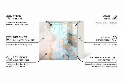 Płyta pod piec sześciokątna Nadruk rdzy na metalowej powierzchni