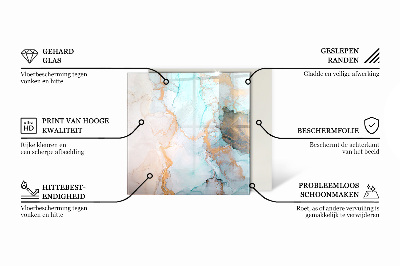 Płyta pod piec sześciokątna Układ mozaikowych zdobień