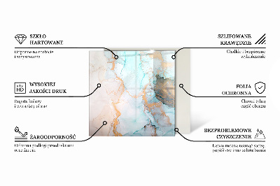Szyba pod kozę sześciokątna Surowa betonowa struktura
