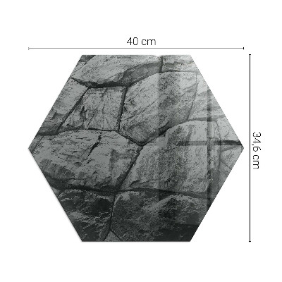 Podstawa kominkowa sześciokątna Kamienny styl w naturalnym wydaniu