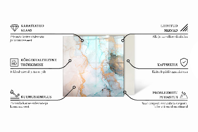 Podstawa kominkowa sześciokątna Kolor Ciemnoniebieski