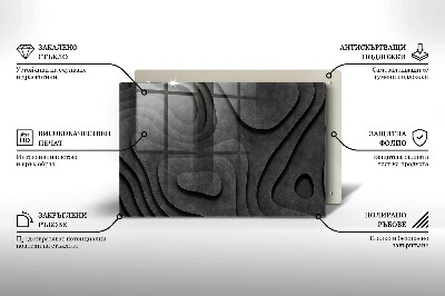 Podkładka pod znicz Kamienne kształty 3D