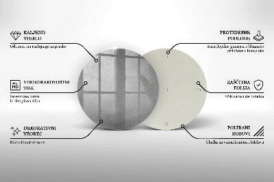 Szklana podstawka pod znicz okrągła Tło tekstura beton