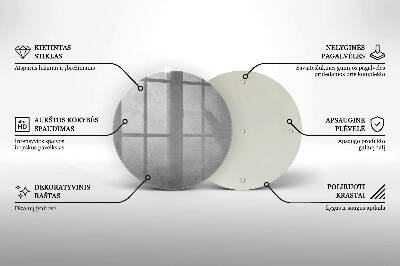 Szklana podstawka pod znicz okrągła Tło tekstura beton