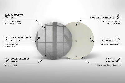 Szklana podstawka pod znicz okrągła Tło tekstura beton