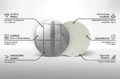 Szklana podstawka pod znicz okrągła Tło tekstura metal