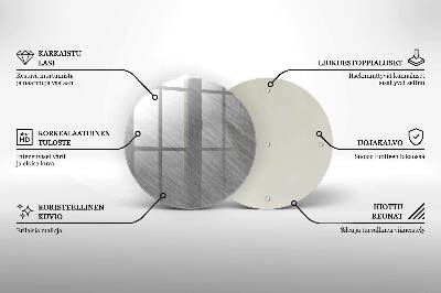 Szklana podstawka pod znicz okrągła Tło tekstura metal