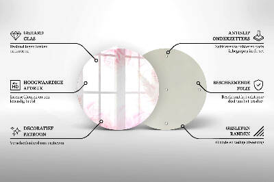 Podstawka na znicz okrągła Tło delikatne róże