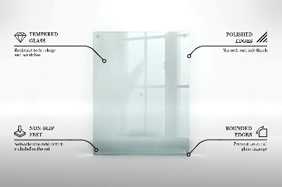 Szklana podstawka pod znicz prostokątna w kolorze transparentnym