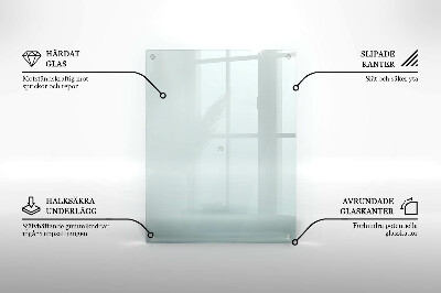 Szklana podstawka pod znicz prostokątna w kolorze transparentnym