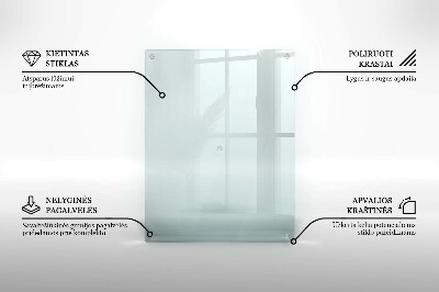 Szklana podstawka pod znicz prostokątna w kolorze transparentnym
