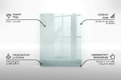 Szklana podstawka pod znicz prostokątna w kolorze transparentnym