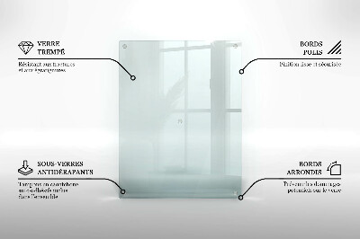 Szklana podstawka pod znicz prostokątna w kolorze transparentnym