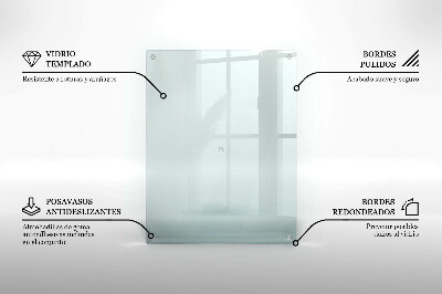 Szklana podstawka pod znicz prostokątna w kolorze transparentnym