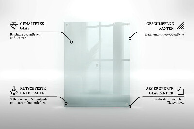 Szklana podstawka pod znicz prostokątna w kolorze transparentnym