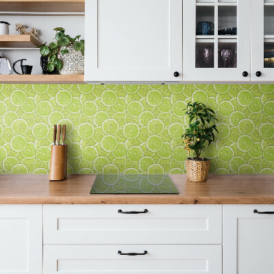Panel ścienny dekoracyjny Zielone plastry limonki