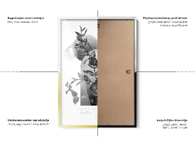 Nowoczesna ramka na zdjęcia na ścianę biała 50x50 cm