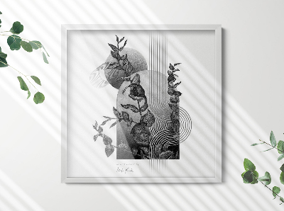 Nowoczesna ramka na zdjęcia na ścianę biała 50x50 cm