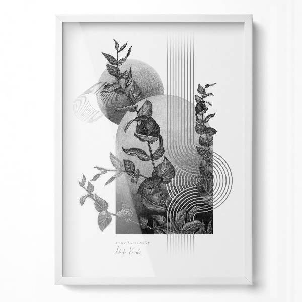 Biała wisząca ramka na zdjęcia 50x70 cm