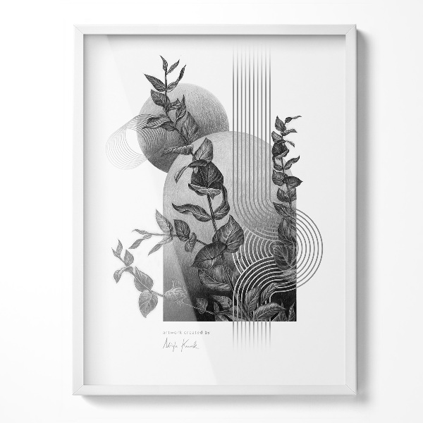 Biała ramka na zdjęcia do powieszenia 60x80 cm