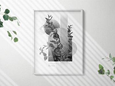 Biała ramka na zdjęcia do powieszenia 60x80 cm