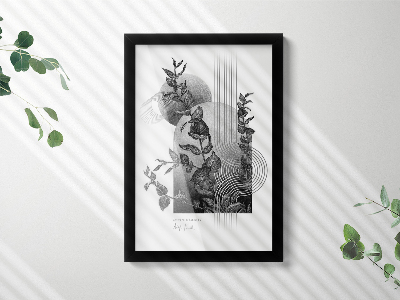 Elegancka ramka na zdjęcia czarna 20x30 cm