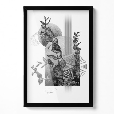 Nowoczesna ramka na zdjęcia czarna 40x60 cm