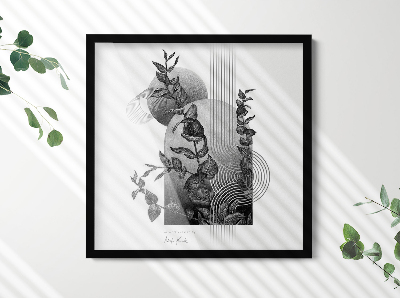 Czarna Ramka na zdjęcia na ścianę 50x50 cm