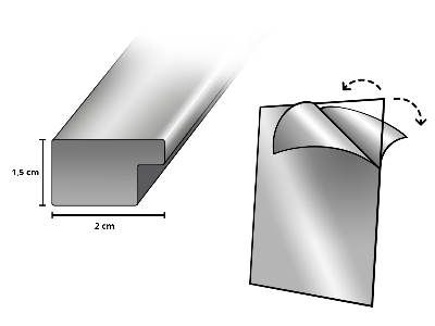 Czarna Ramka na zdjęcia na ścianę 50x50 cm