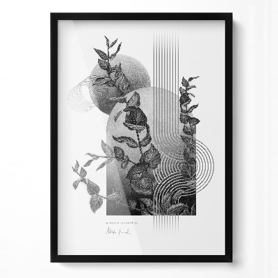 Ramka do obrazka czarna 50x70 cm