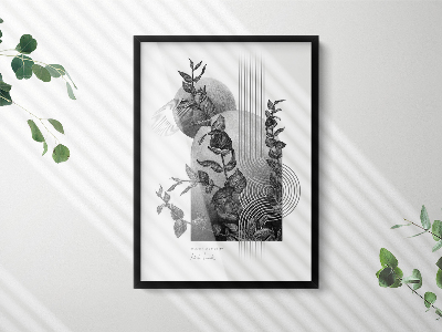 Ramka do obrazka czarna 50x70 cm