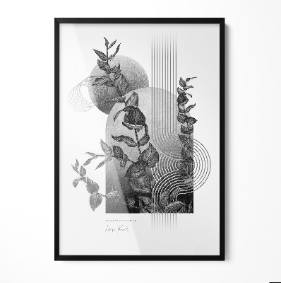 Wisząca ramka na zdjęcia czarna 70x100 cm