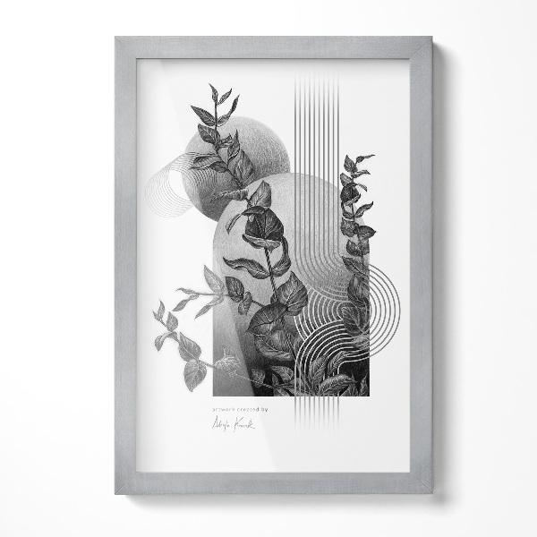 Ramka do obrazka srebrna 20x30 cm