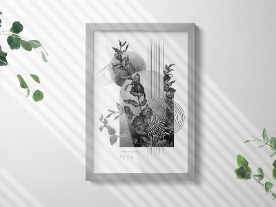 Ramka do obrazka srebrna 20x30 cm