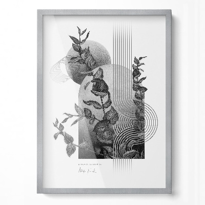 Elegancka ramka na zdjęcia srebrna 50x70 cm