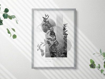 Elegancka ramka na zdjęcia srebrna 50x70 cm