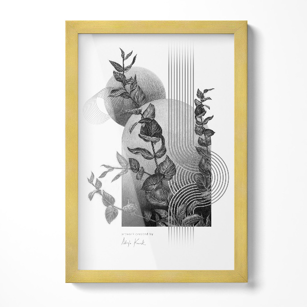 Oprawa na plakat złota 20x30 cm