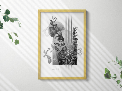 Ramka na zdjęcia wisząca złota 40x60 cm