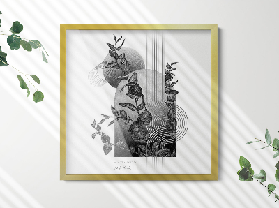 Elegancka ramka na zdjęcia złota 50x50 cm