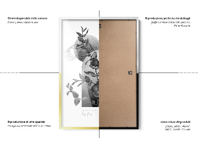 Oprawka na zdjęcie złota 60x80 cm