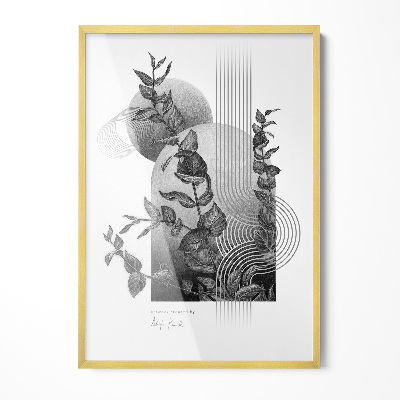 Złota ramka na zdjęcia 70x100 cm