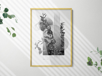 Złota ramka na zdjęcia 70x100 cm